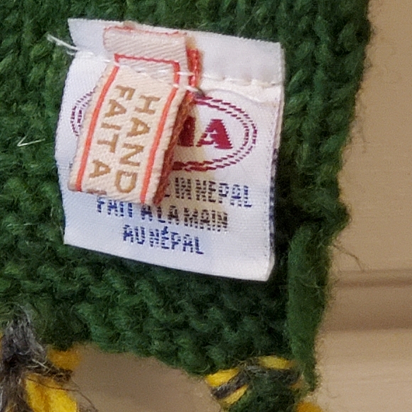 100% WOOL HANDMADE Oregon Duck Scarf - Picture 4 of 6